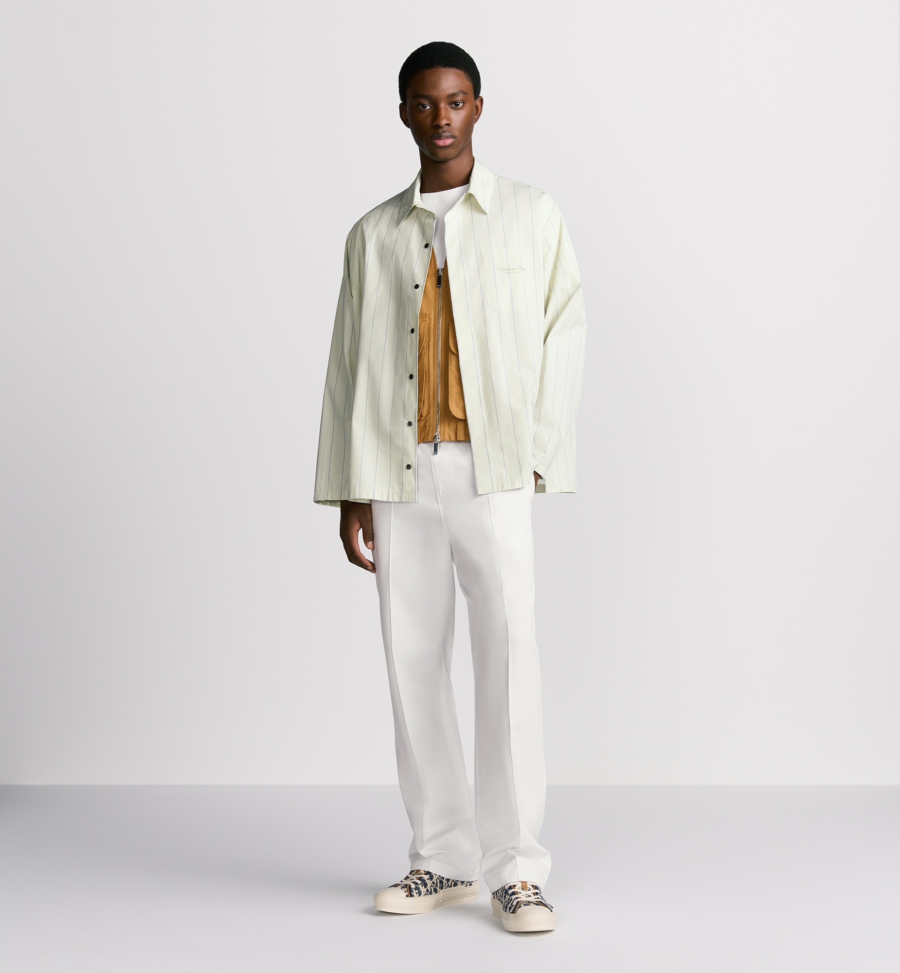 Shirt with Christian Dior Couture Embroidery - 3