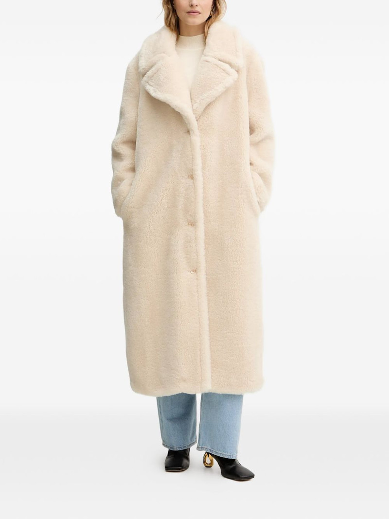 GUESS USA Eugenie collared button coat outlook