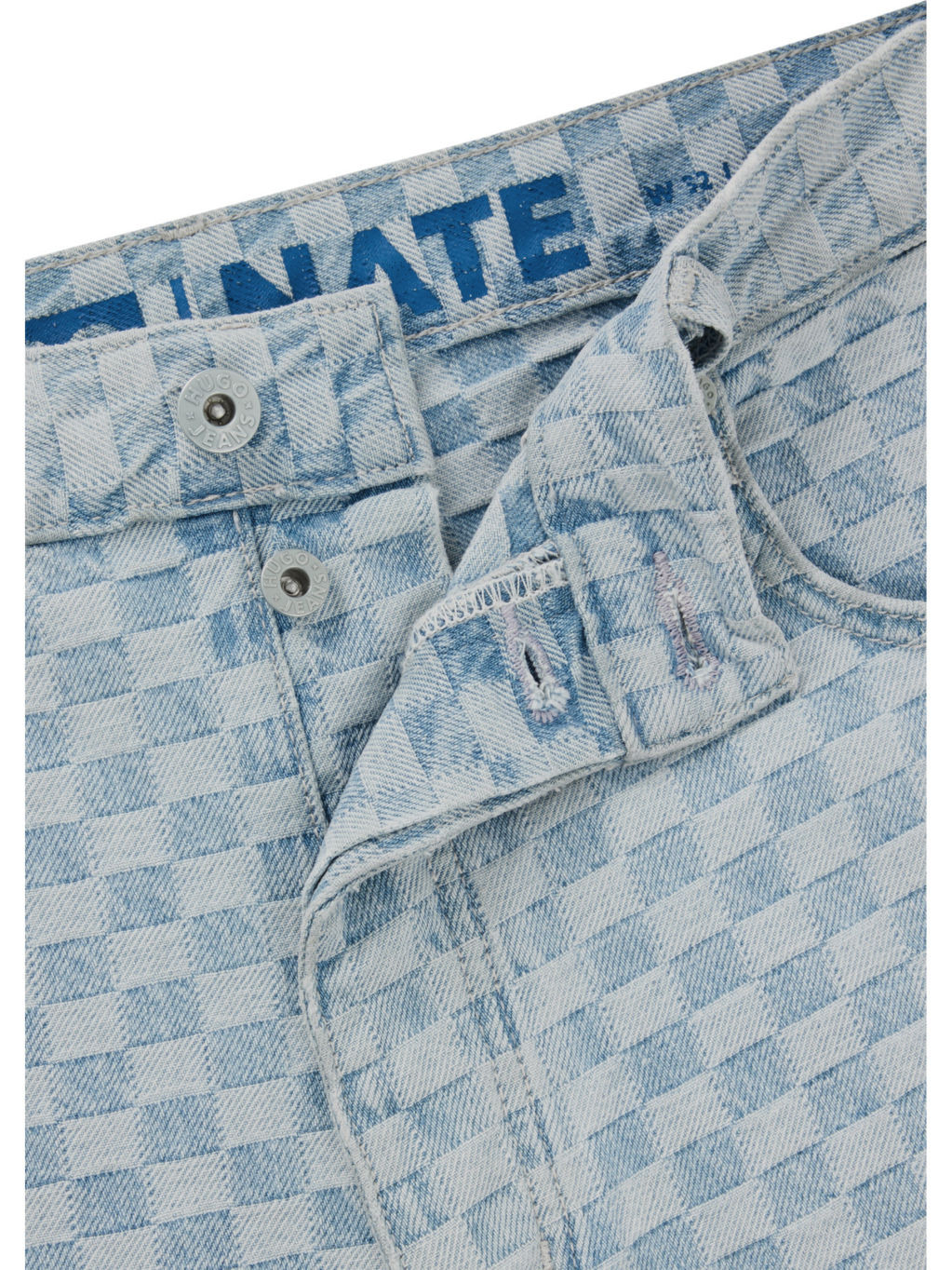 Graphic-print relaxed-fit denim jeans - 6