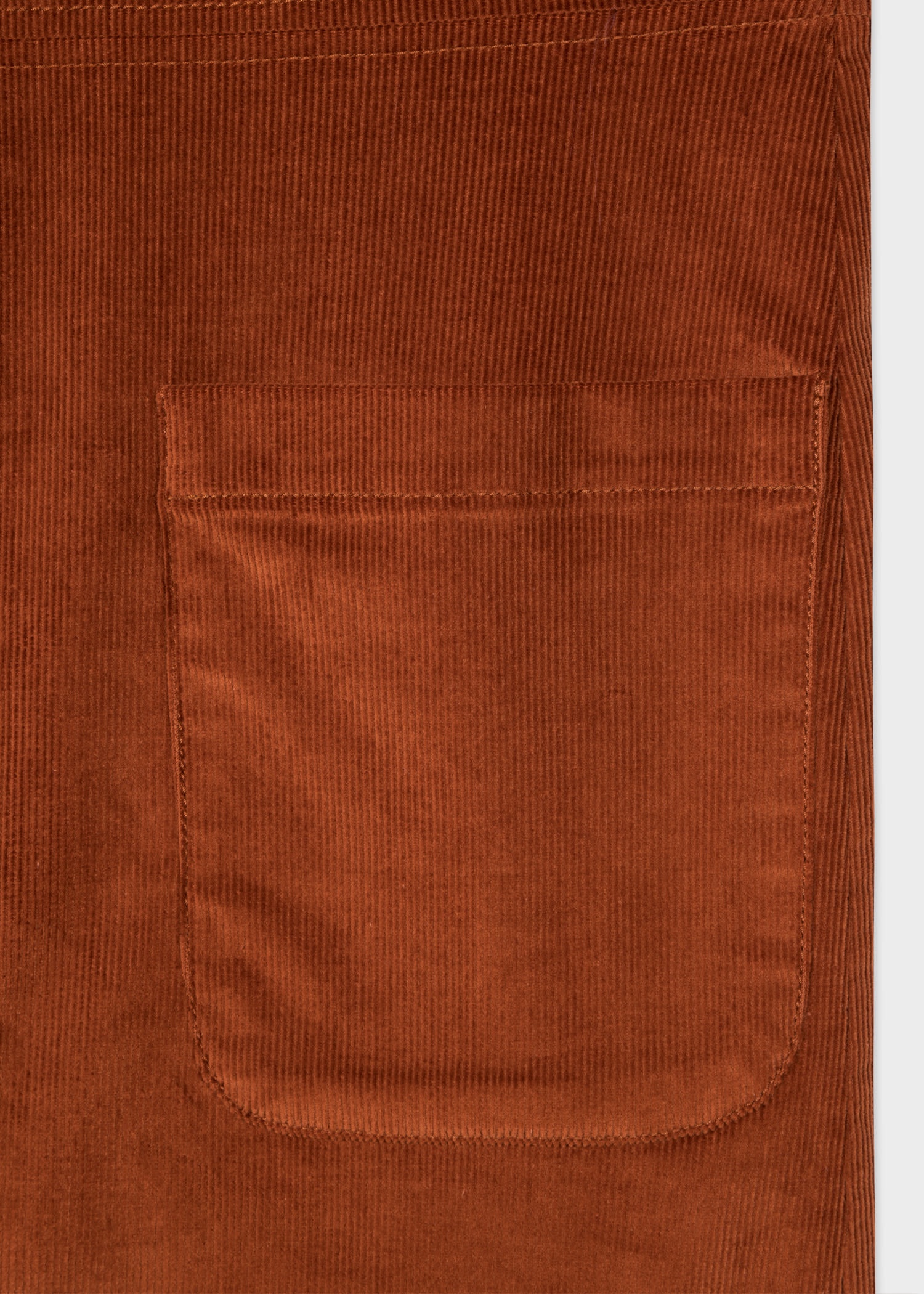 Corduroy V-Neck Dress - 4