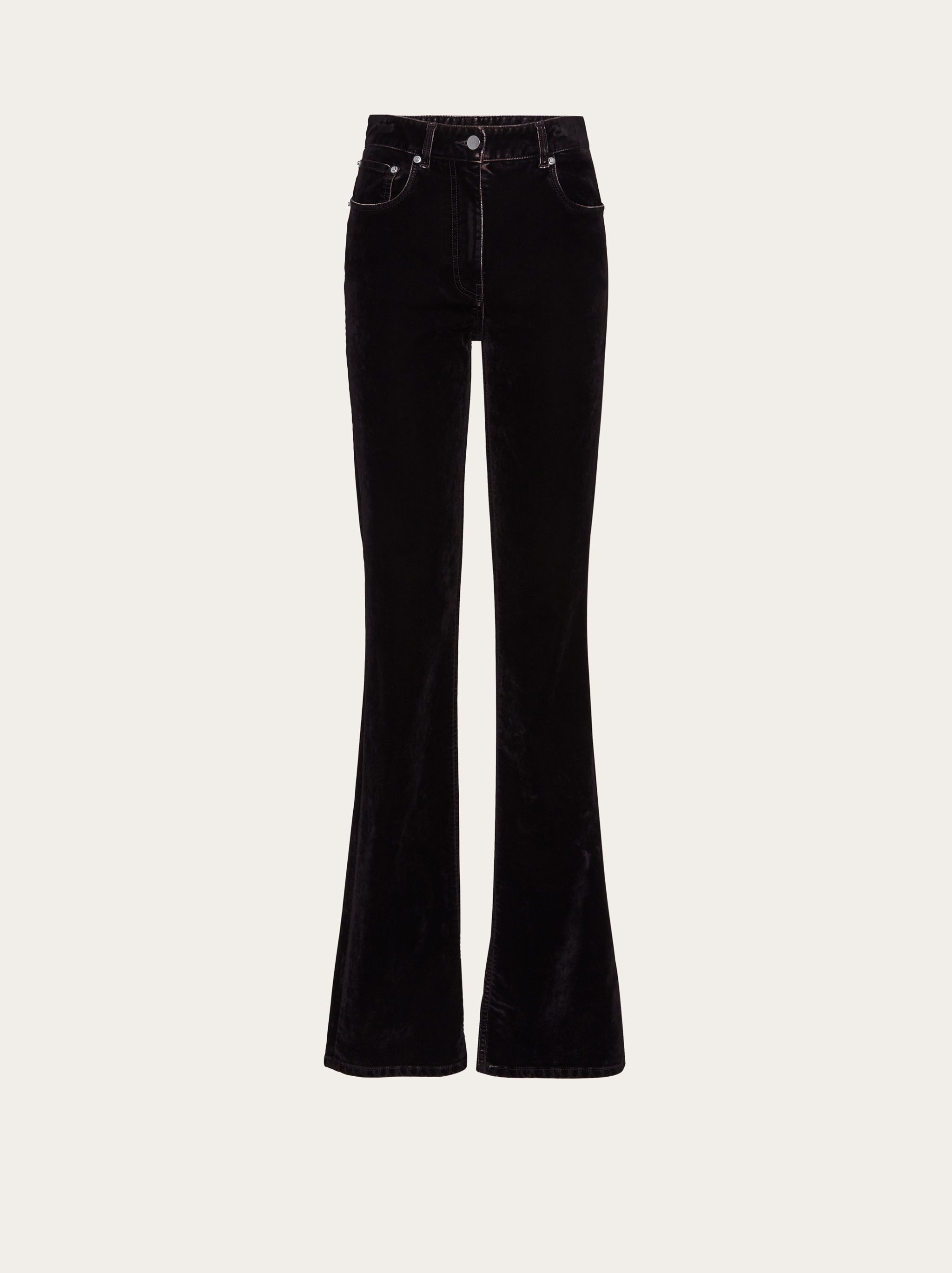 5 pocket velvet trousers - 1