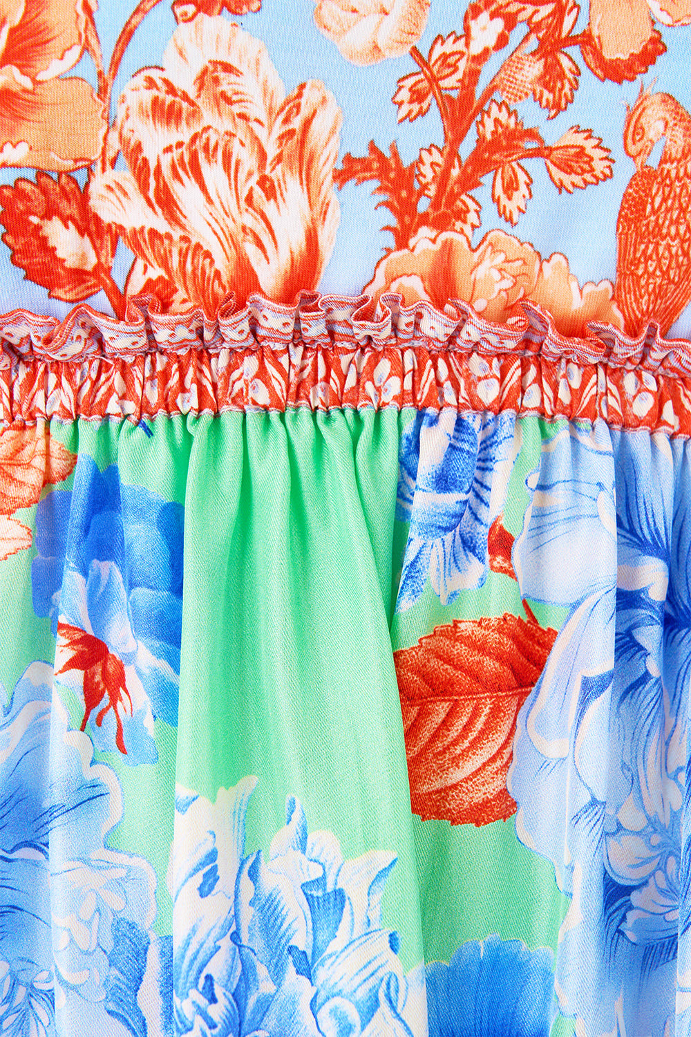 SHORT DRESS WITH JERSEY BODICE - 8