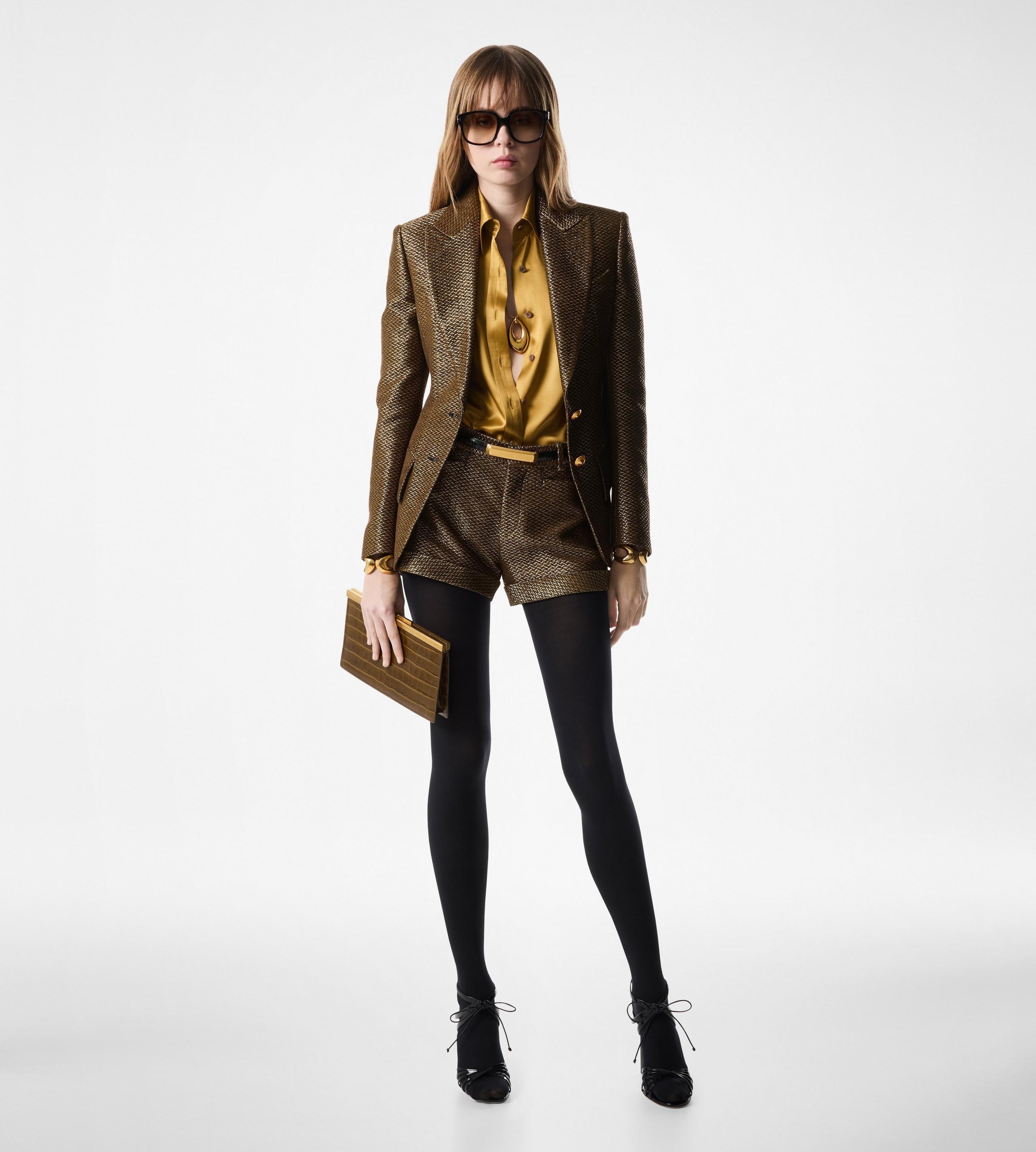 FLUID CHARMEUSE SILK SHIRT - 3