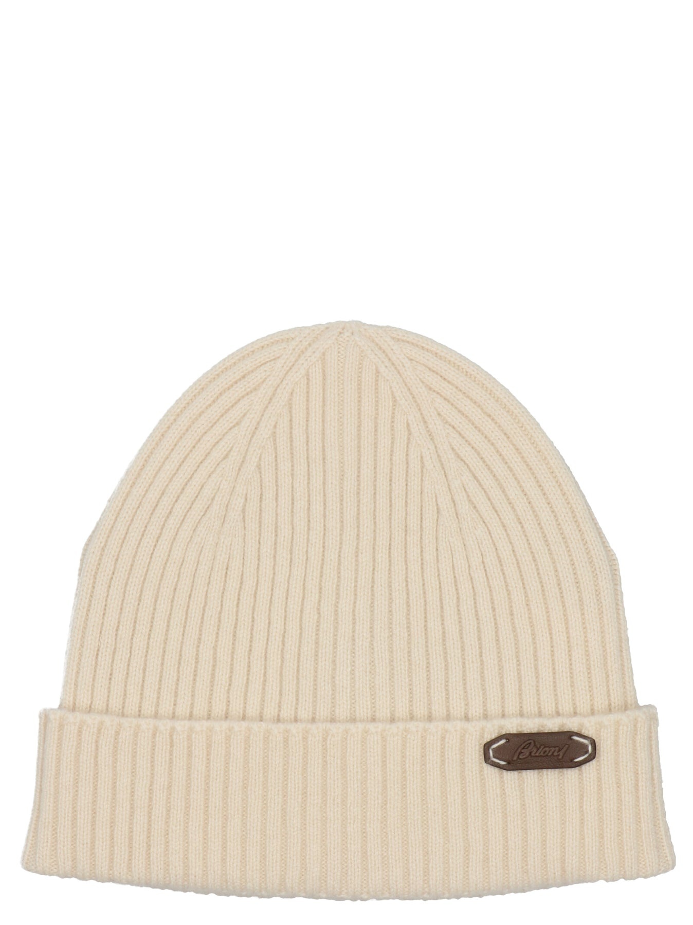 Fisherman’S Rib Beanie Hats White - 1