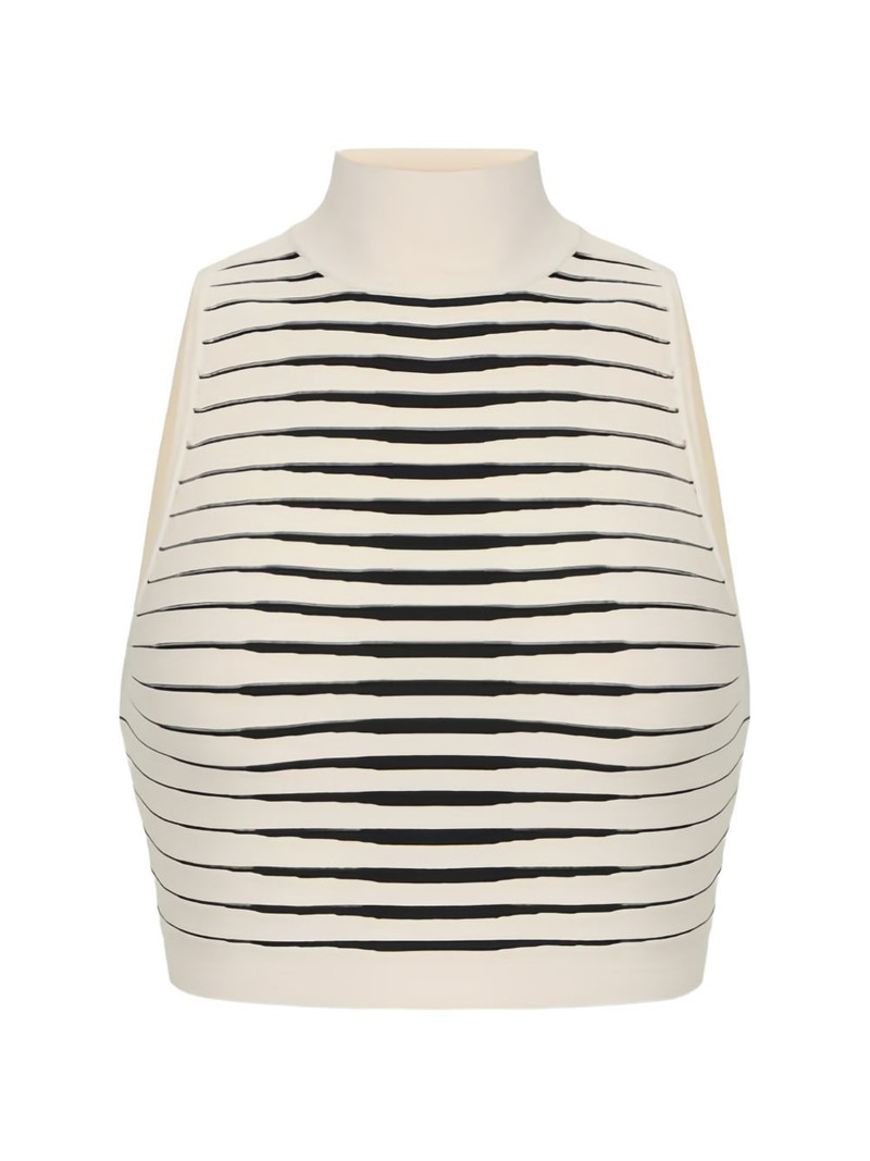 striped knit top 1