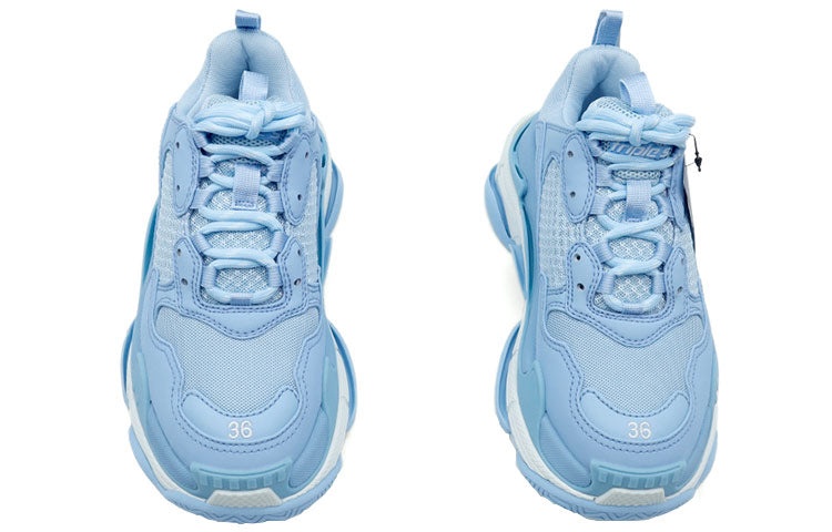 (WMNS) Balenciaga Triple S Sneaker 'Light Blue' 524039W2CA74090 - 5
