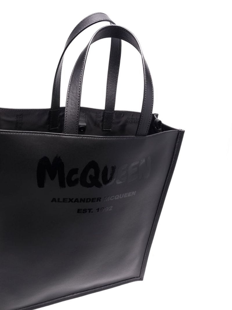 logo-print tote bag - 5