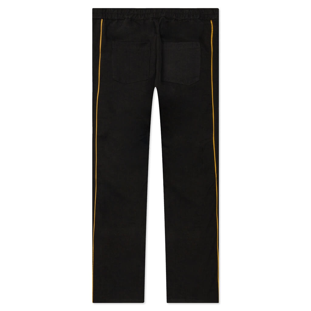 RHUDE PIPED TWILL PANT - BLACK - 2