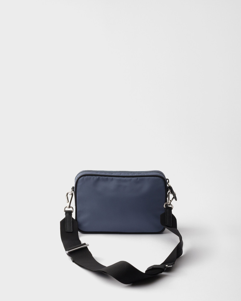 Re-Nylon and Saffiano leather shoulder bag 4