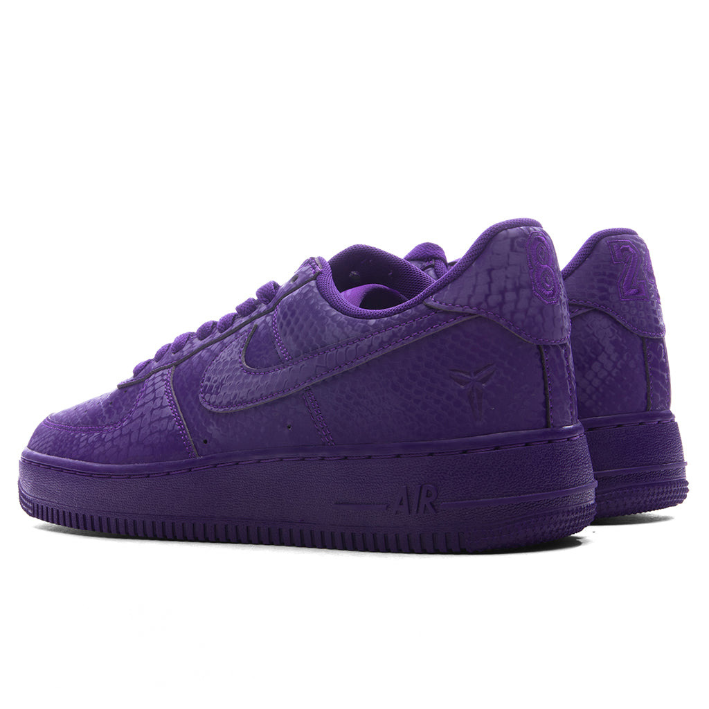 NIKE X KOBE BRYANT AIR FORCE 1 LOW 'COURT PURPLE' - COURT PURPLE/COURT PURPLE - 3