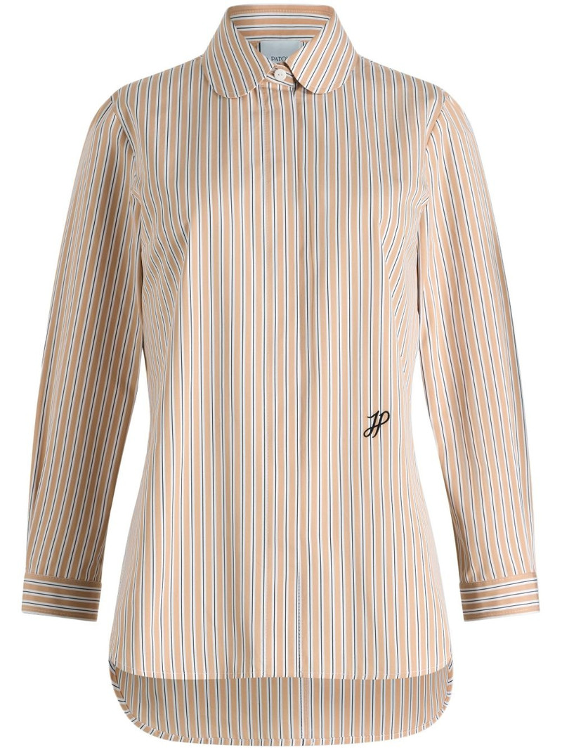 striped poplin shirt 1