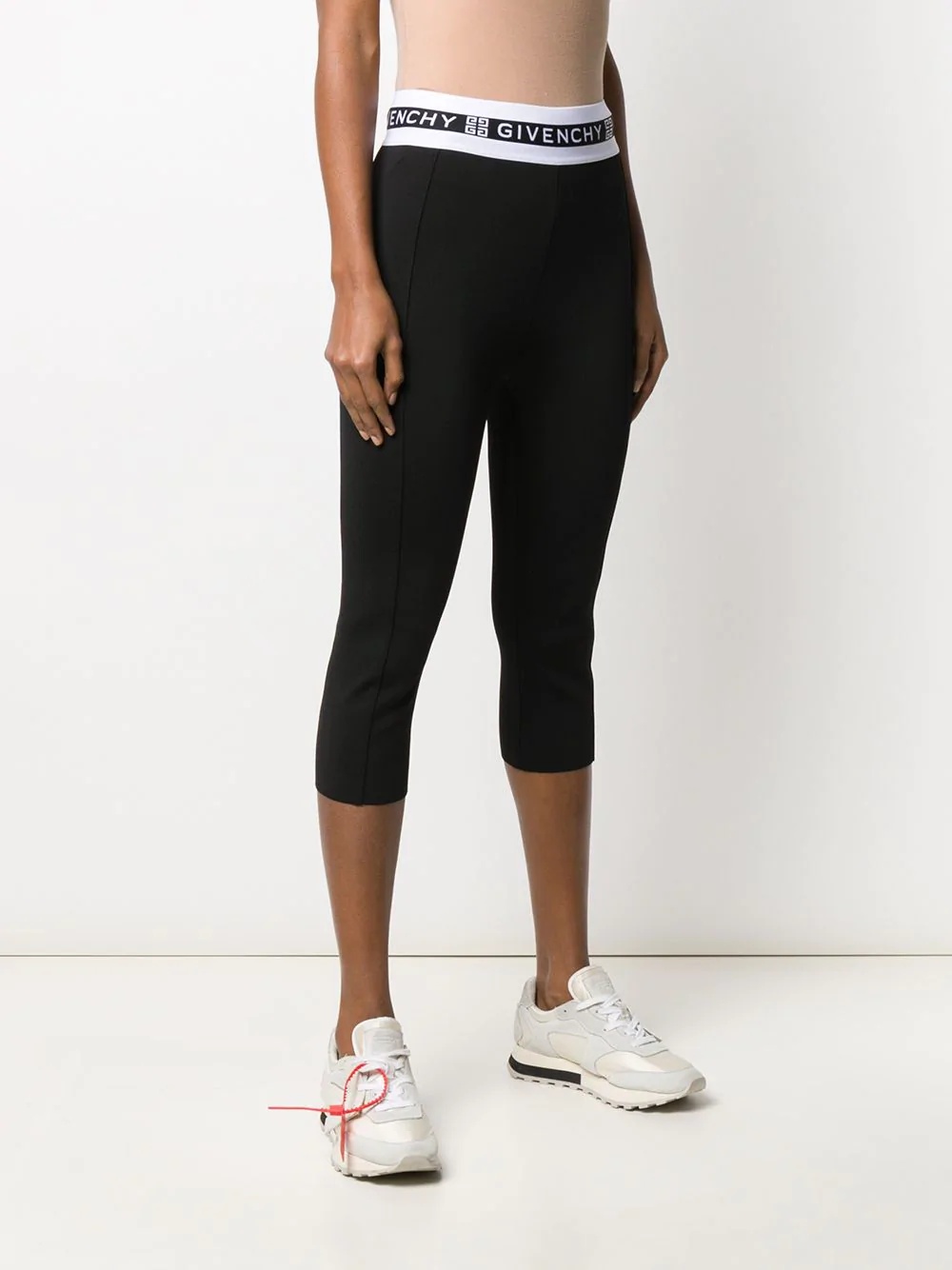 logo waistband leggings - 3