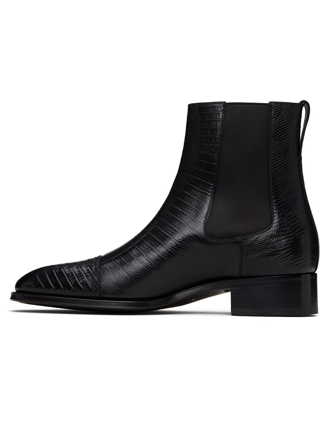 Black Printed Tejus Chelsesa Boots - 3