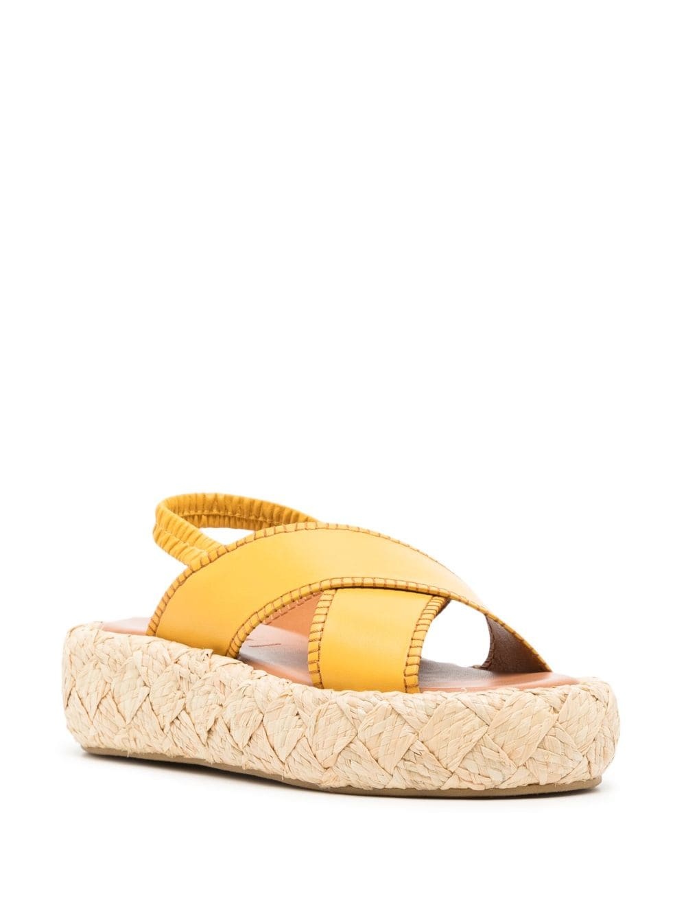 Clergerie Adom 50 Leather Flatform Sandals - 2