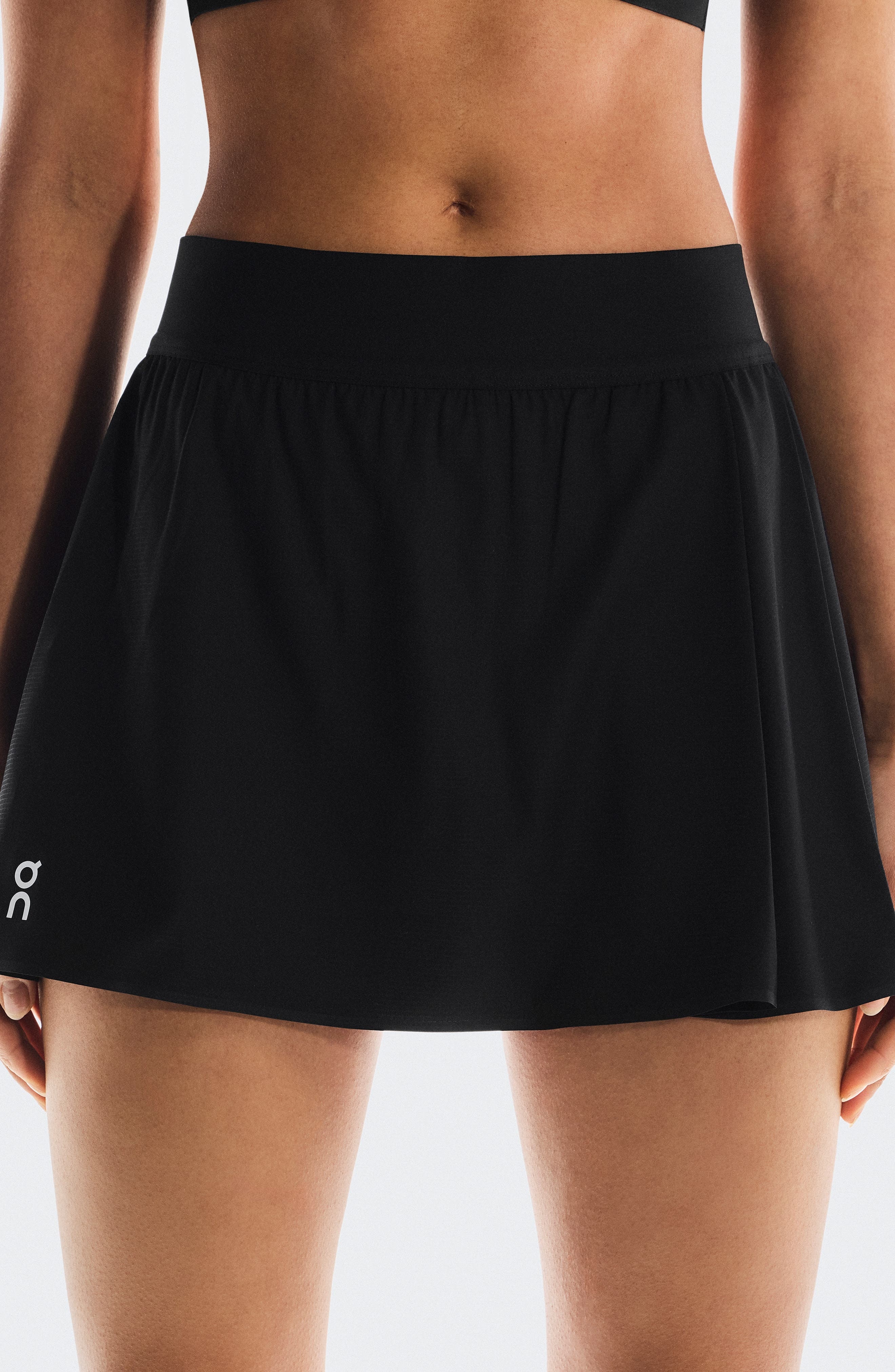 On Court Pleated Skort in Black at Nordstrom - 7