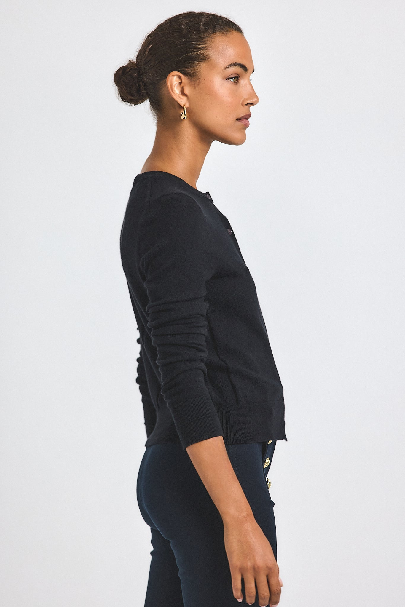 THIBEAUT LONG SLEEVE CARDIGAN - 3