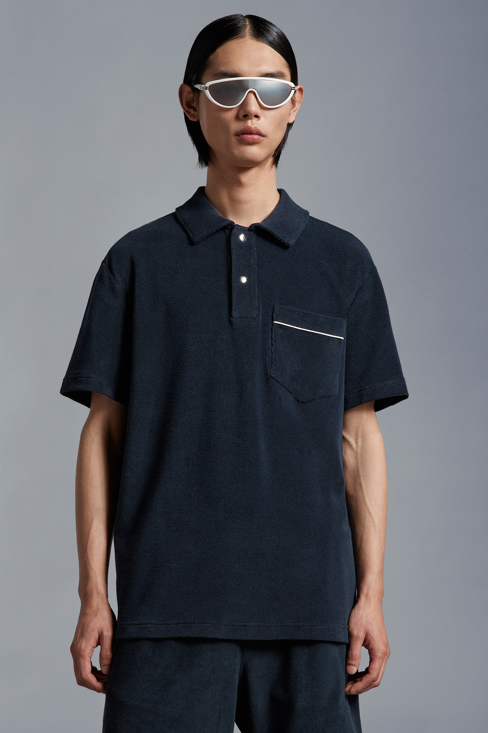 Terrycloth Polo Shirt - 2