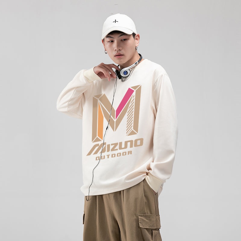 Mizuno Graphic Casual Long Sleeve T-shirt 'White' A2CA2A80 - 2