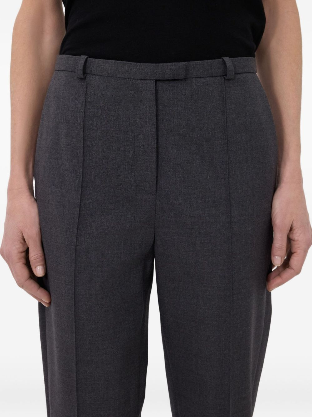 Malka pleat-front fitted trousers - 5