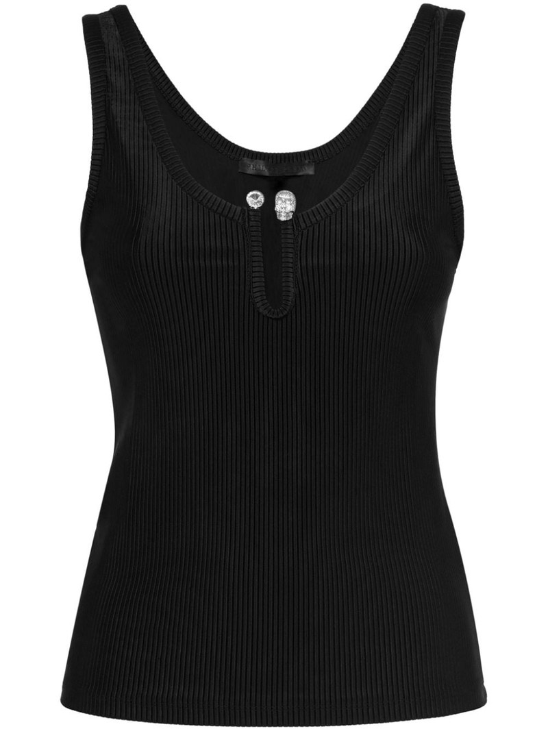 pierced sleeveless top 1