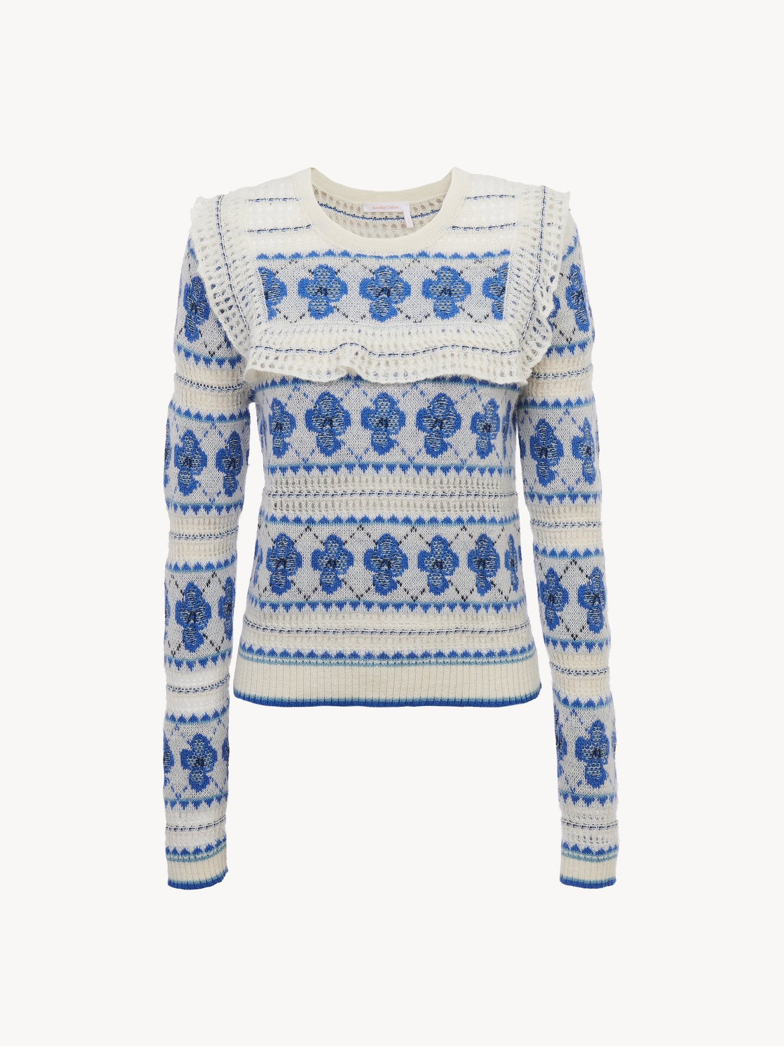 RUFFLED SWEATER - 4