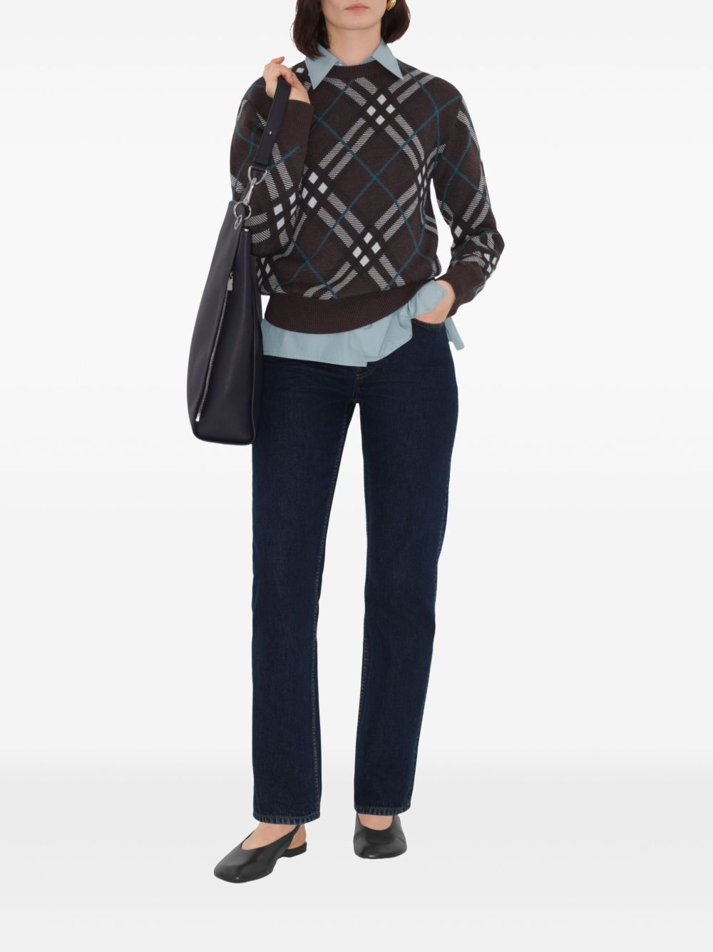 check sweater - 2