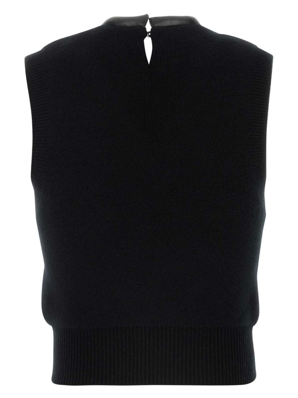 knitted vest - 2