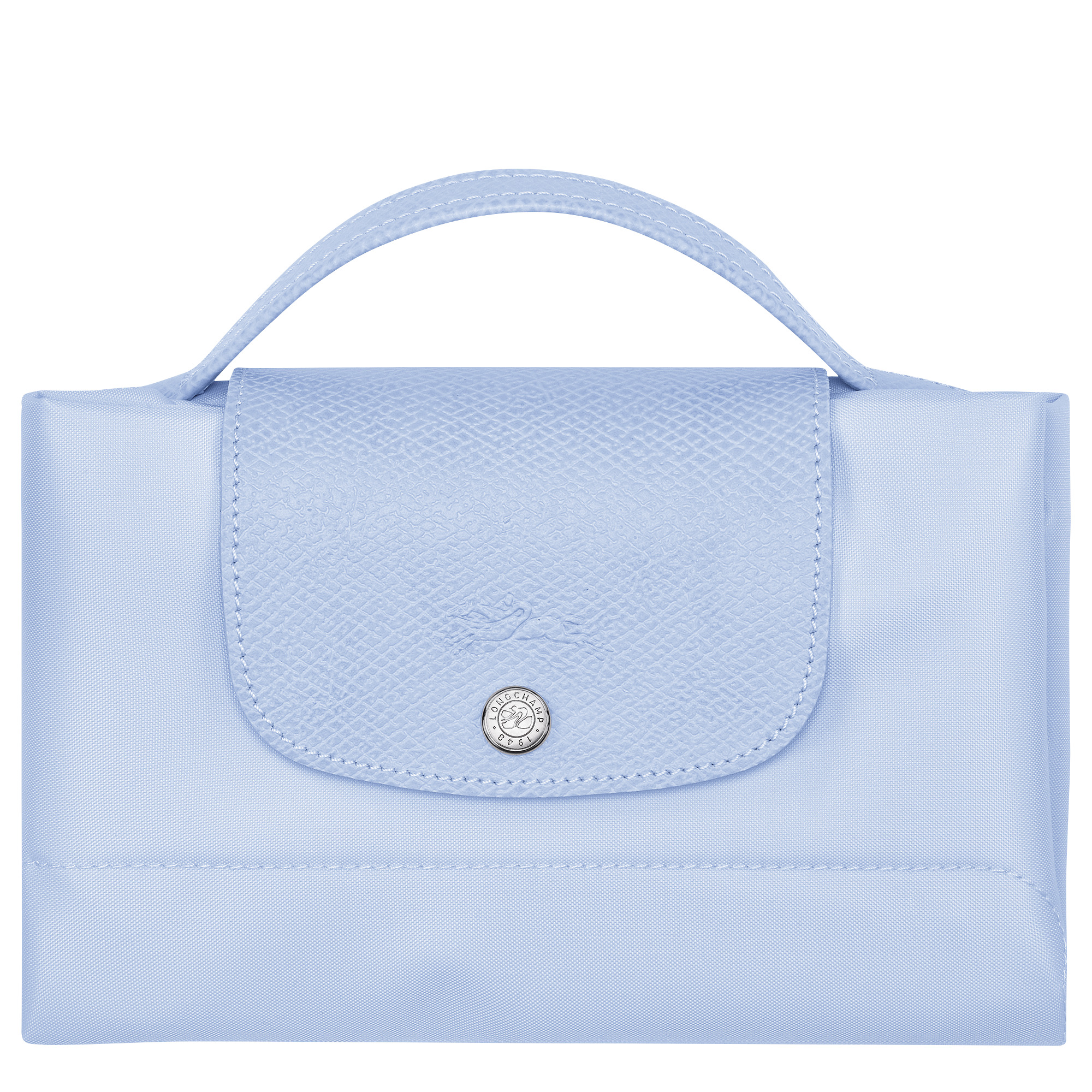Le Pliage Green S Briefcase Sky Blue - Recycled canvas - 6
