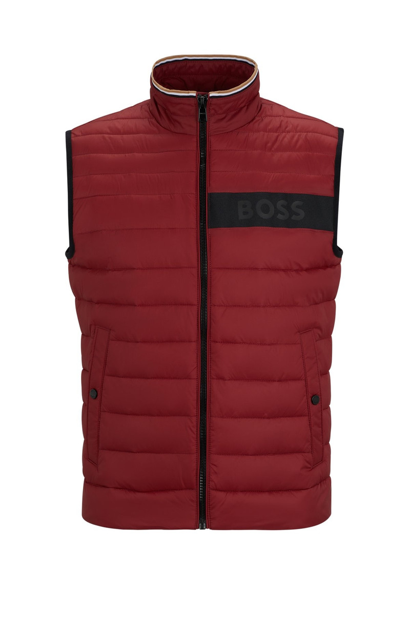 WATER-REPELLENT GILET WITH 3D-LOGO TAPE 1