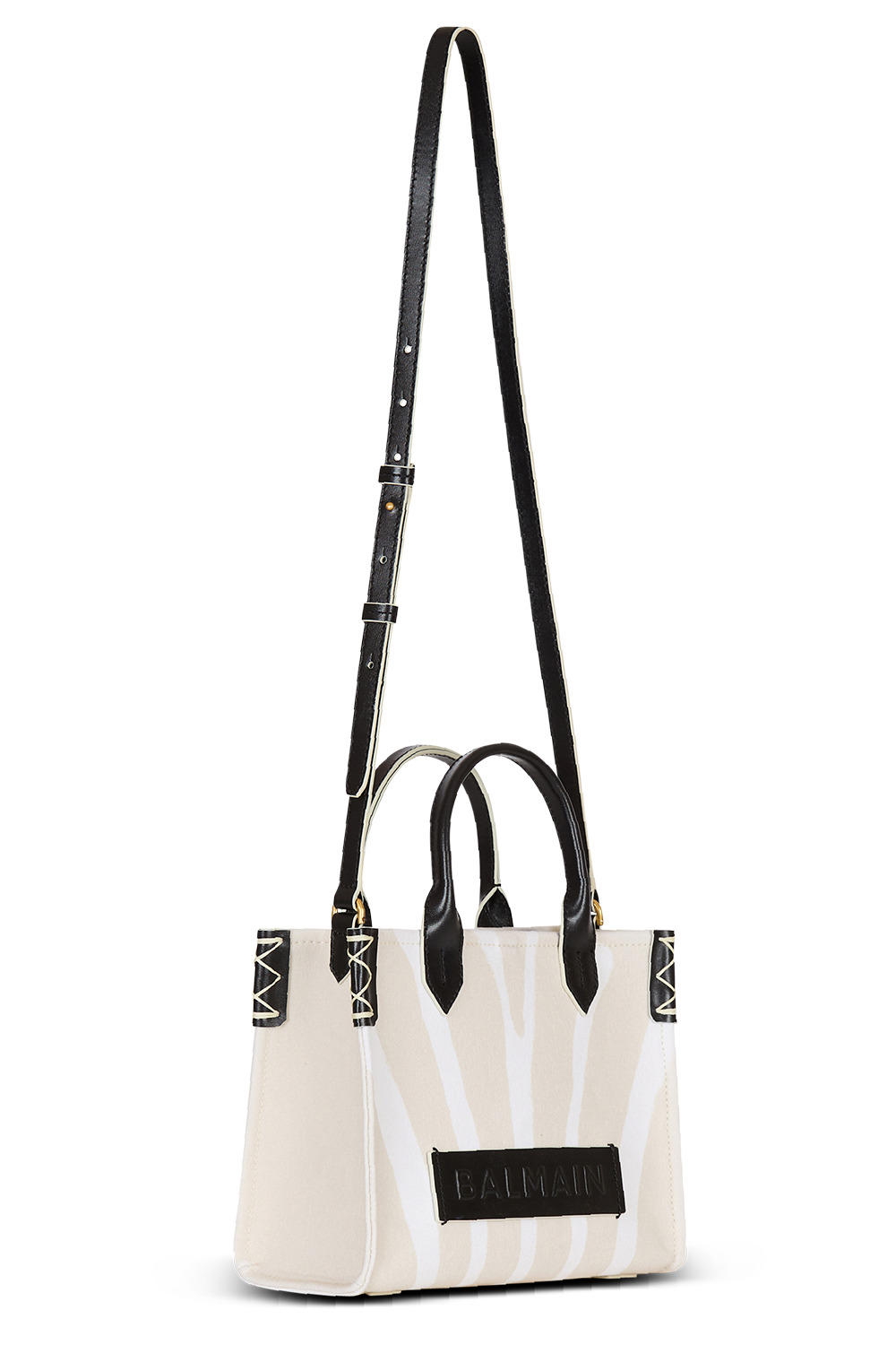 Small B-Army Shopper - Zebra Canvas - 3