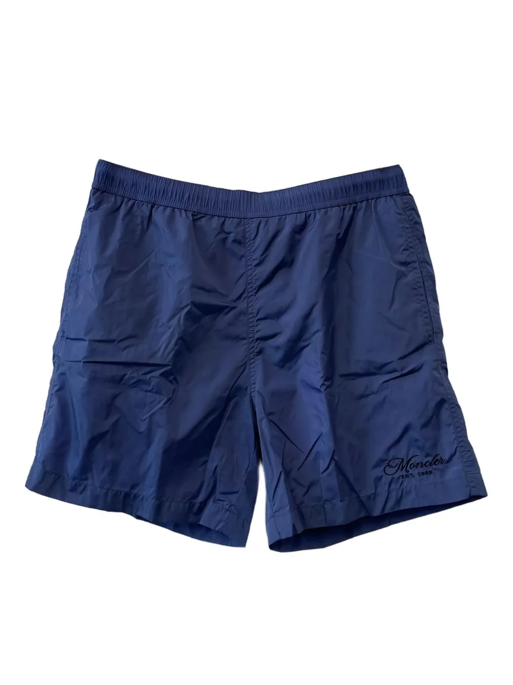 logo-embroidered swim shorts - 1