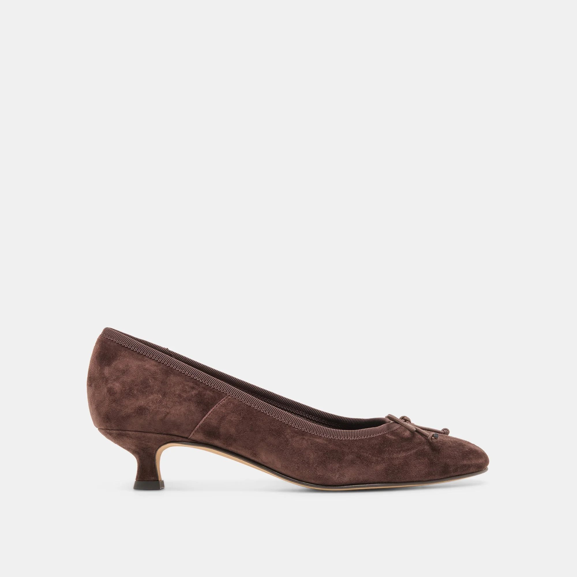 DAWSEN HEELS MAHOGANY SUEDE - 1