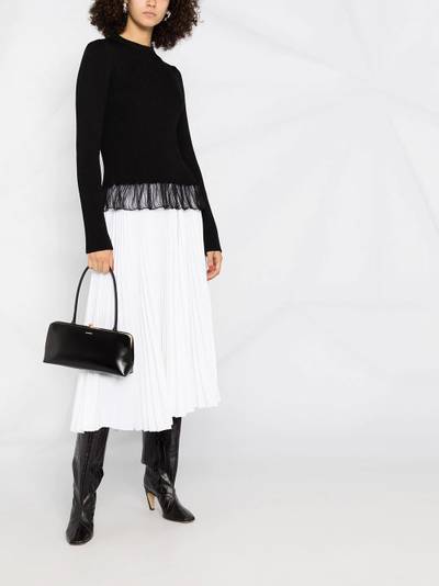 Jil Sander threaded ribbed jumper outlook