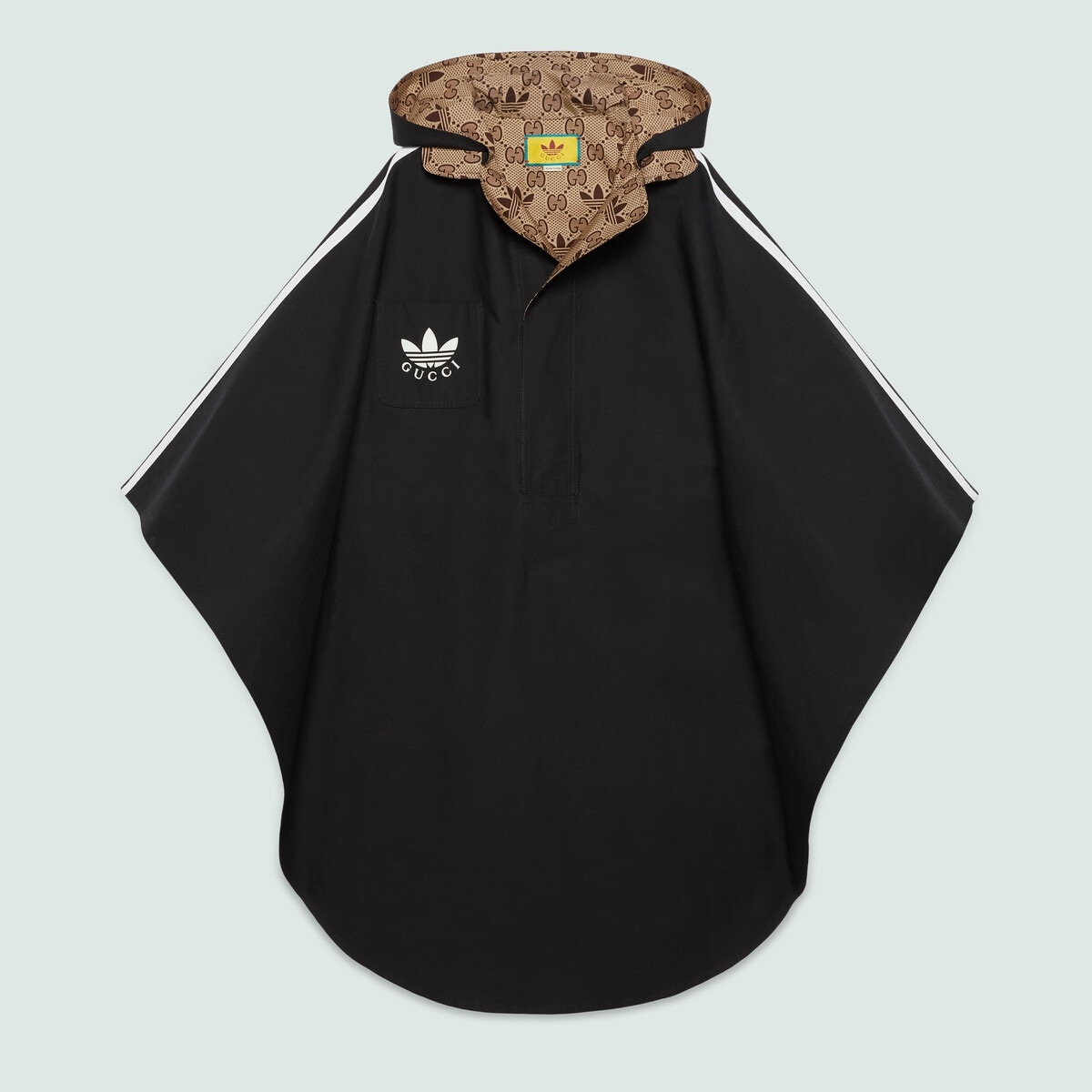 GUCCI adidas x Gucci reversible cape coat REVERSIBLE