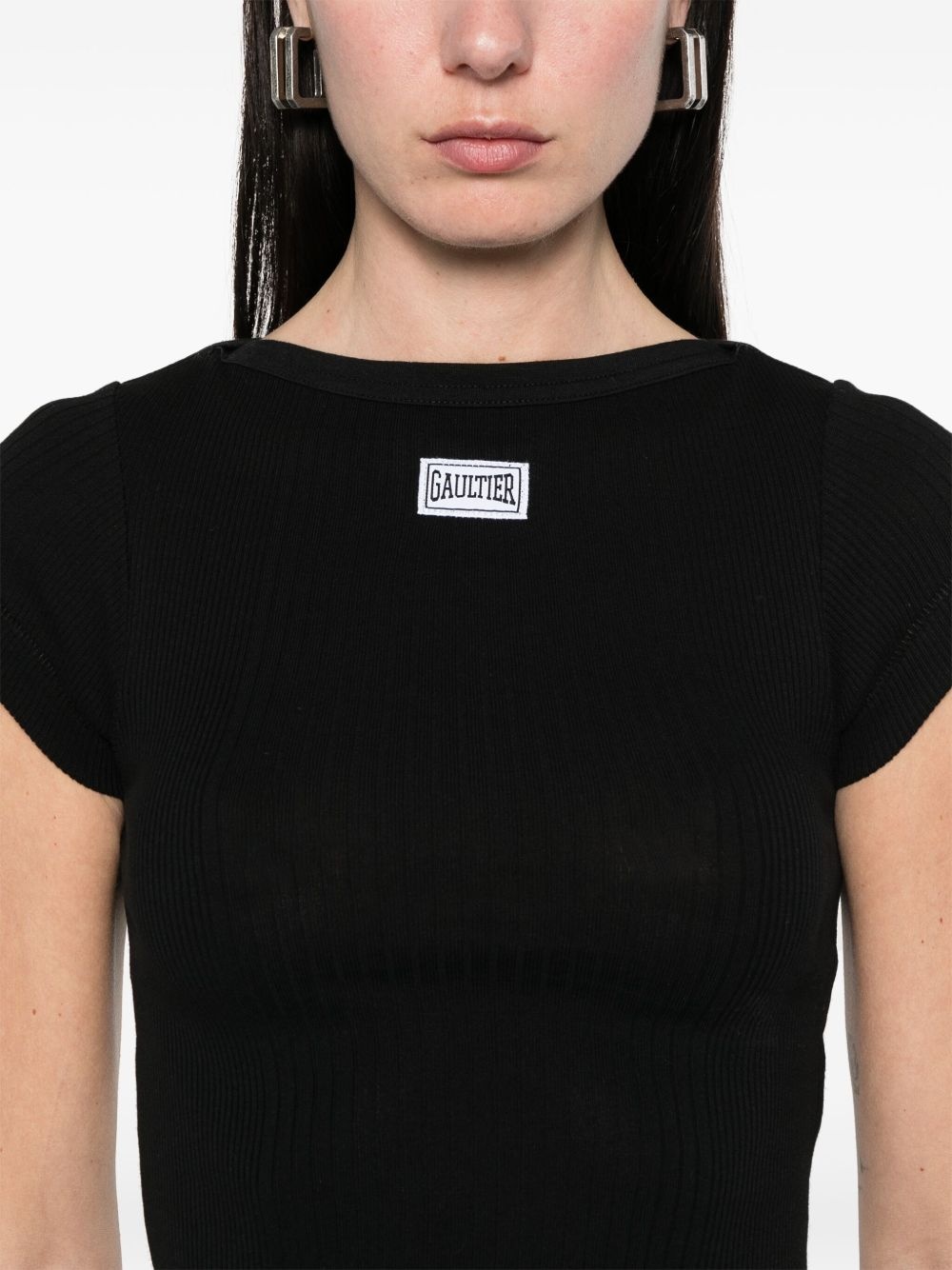 logo-patch T-shirt - 5