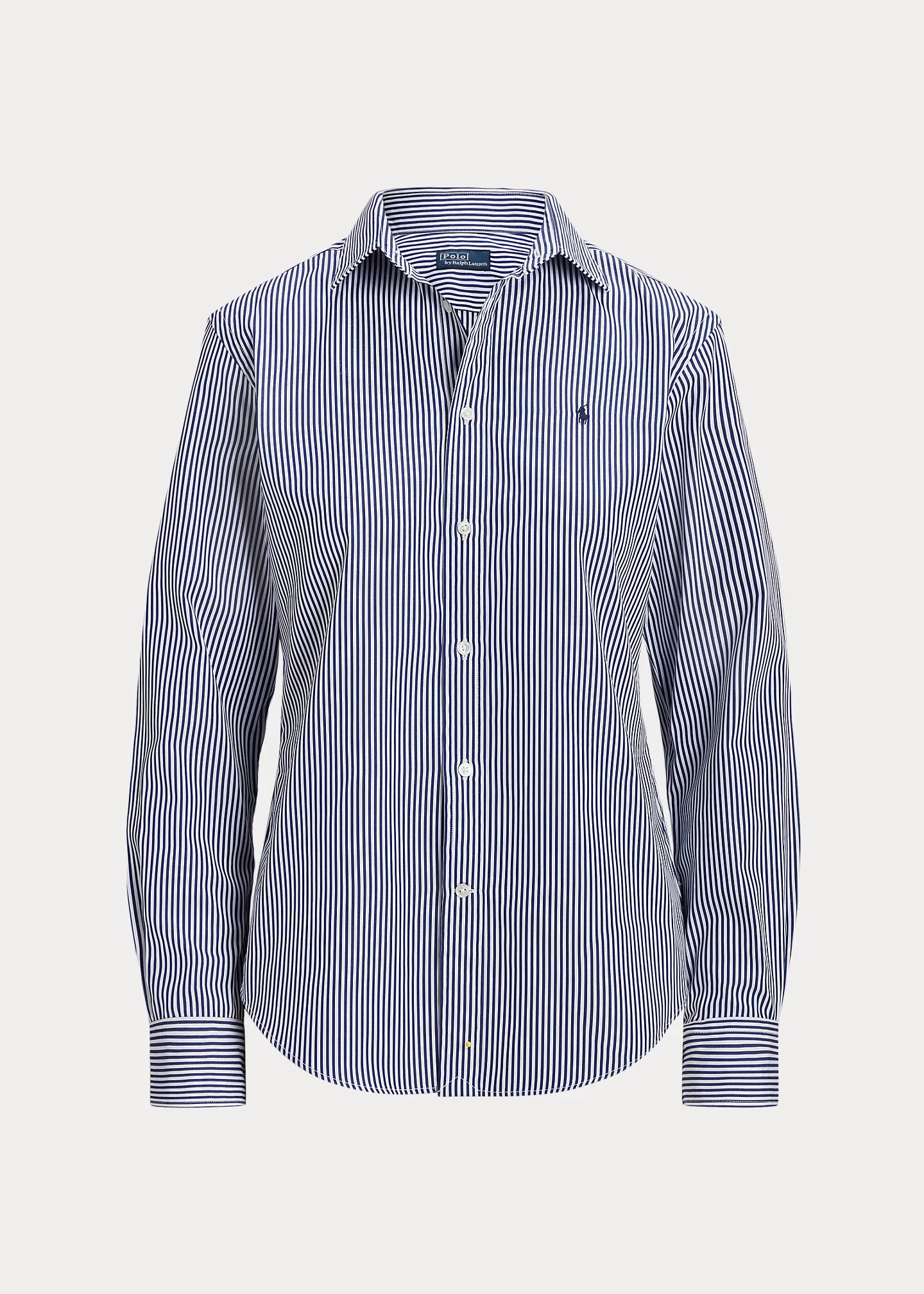 Slim Fit Striped Cotton Shirt - 1