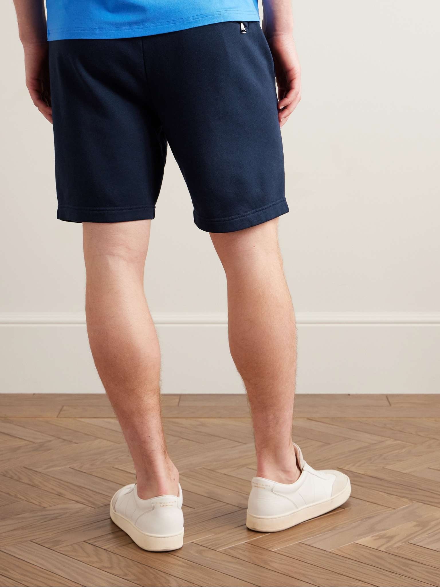 Quinn Straight-Leg Cotton and Modal-Blend Jersey Drawstring Shorts - 3