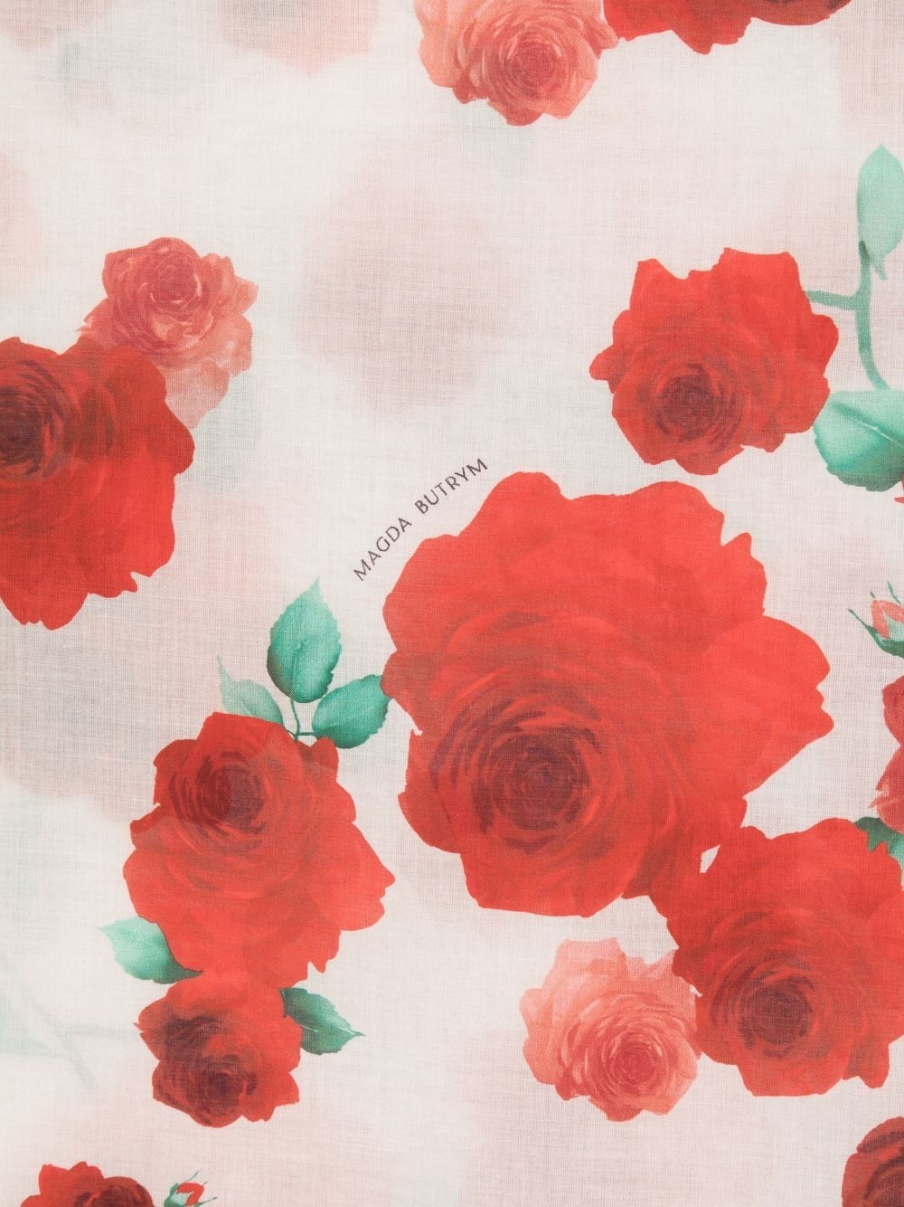 floral-print silk scarf - 2
