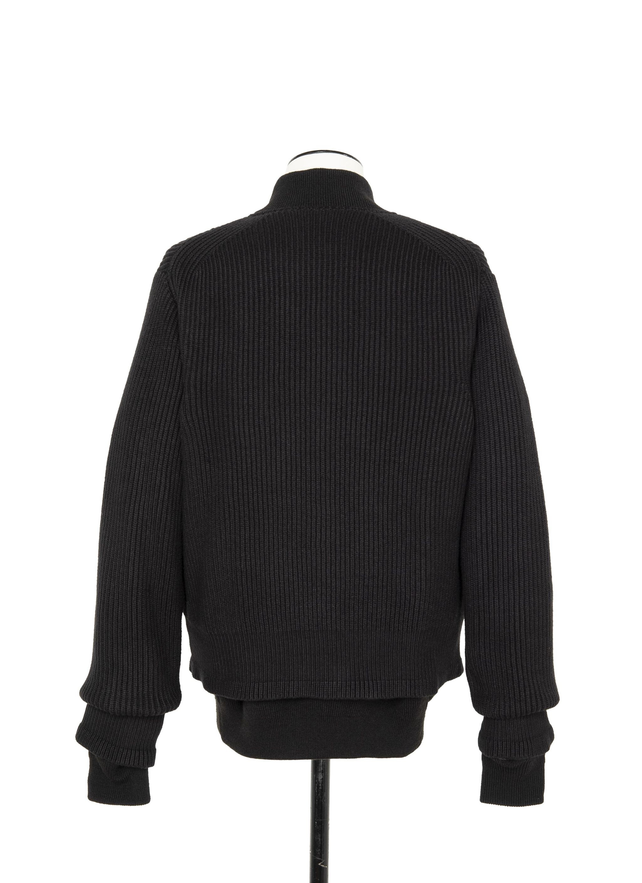 sacai Nylon Twill x Knit Cardigan | REVERSIBLE