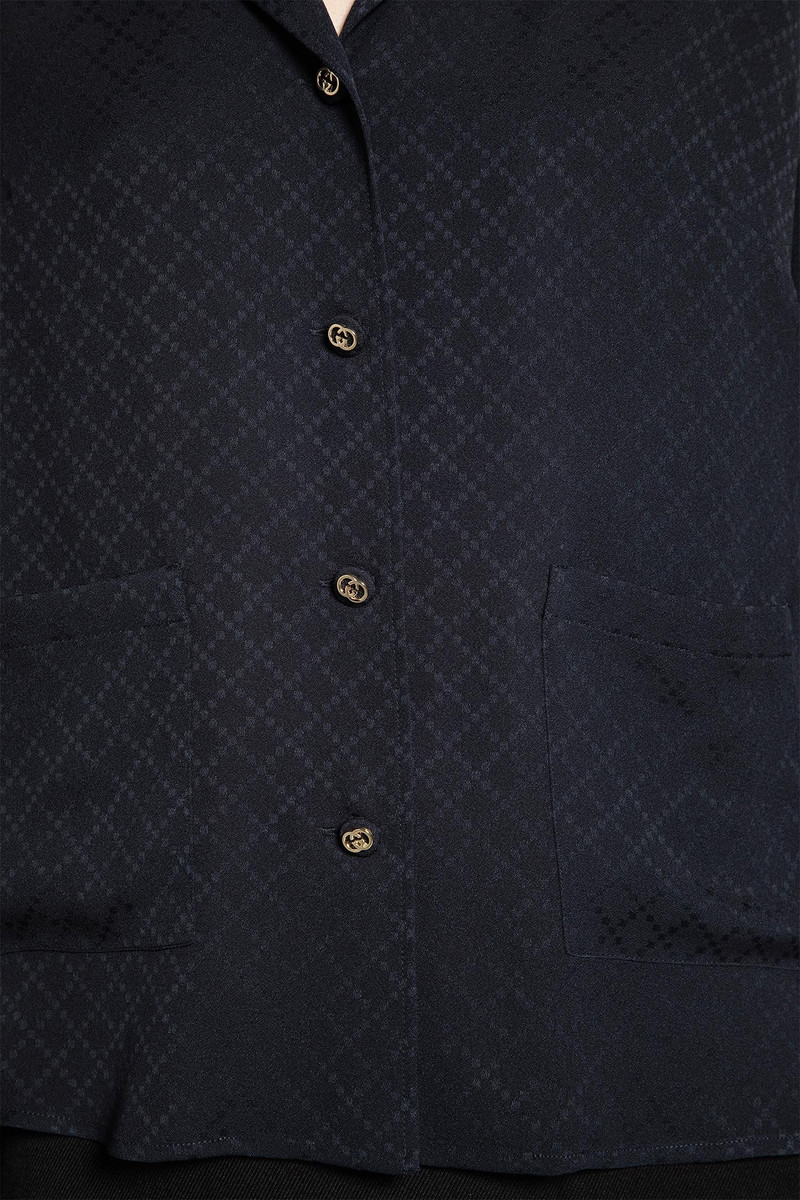 GUCCI Silk Jacquard Shirt outlook