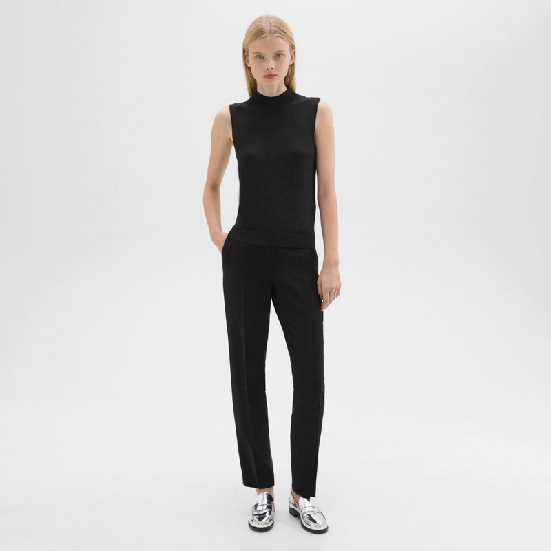 Mock Neck Sweater Shell in Regal Wool 6