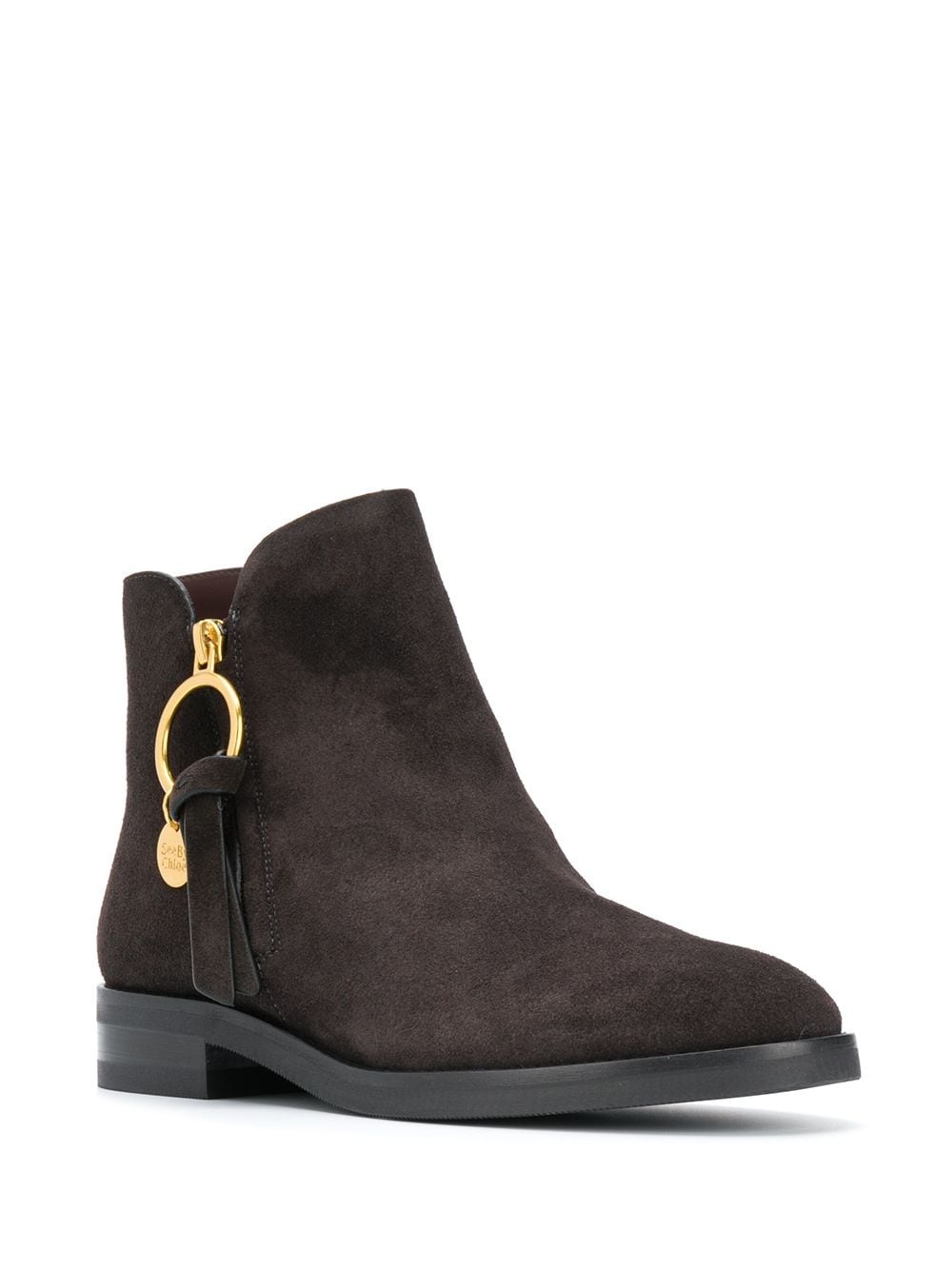 ring-pull ankle boots - 2