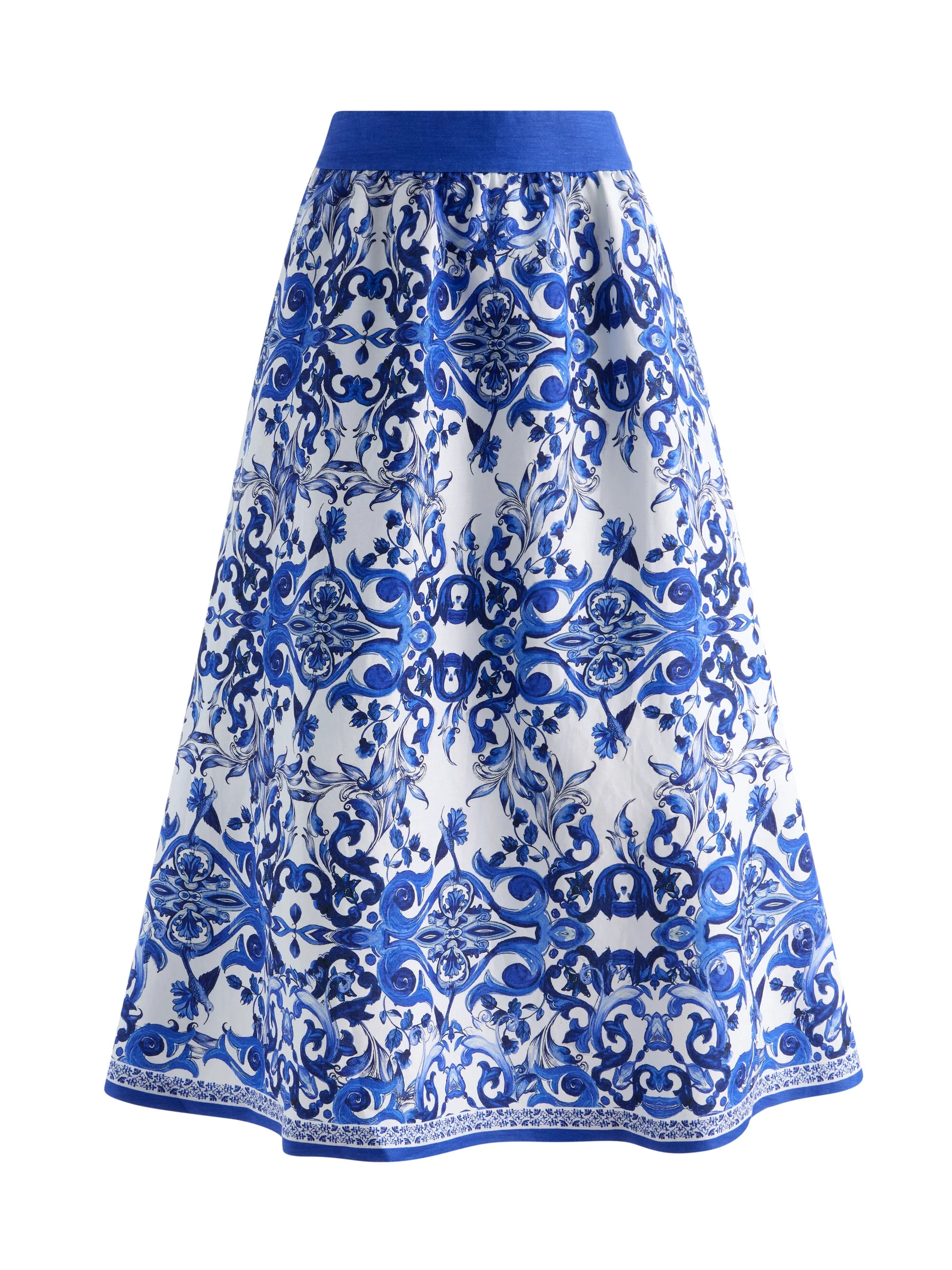EARLA LINEN MIDI SKIRT - 1