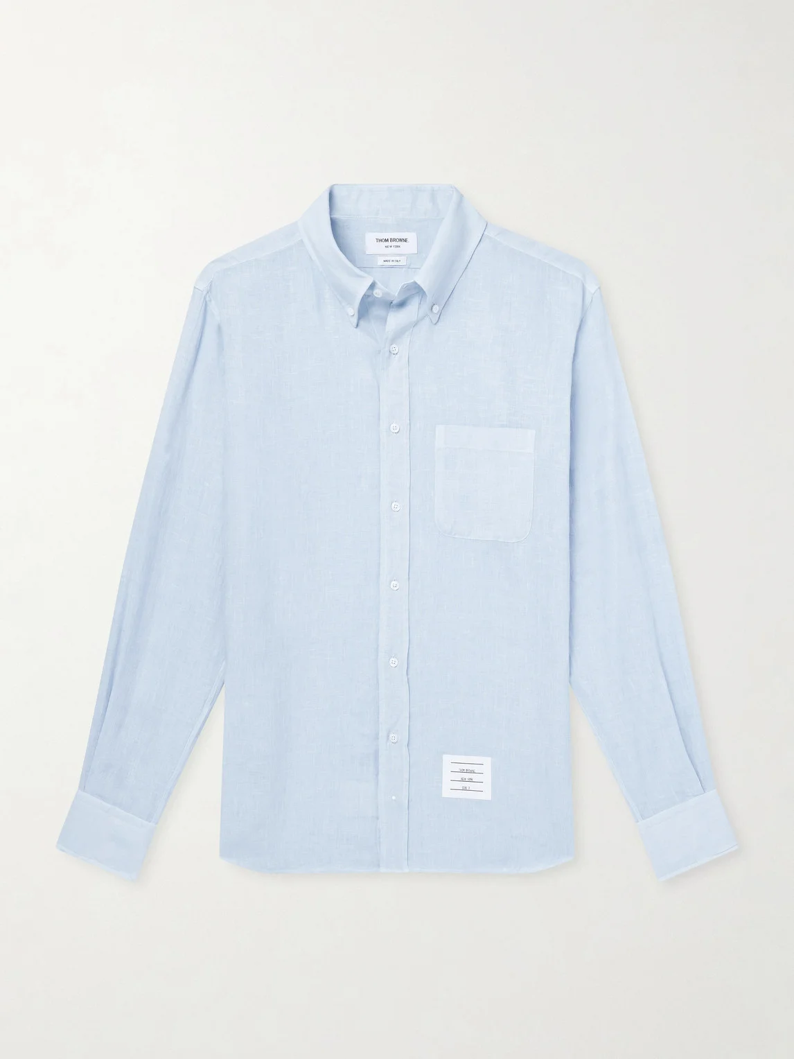 Garment-Dyed Linen Shirt - 1