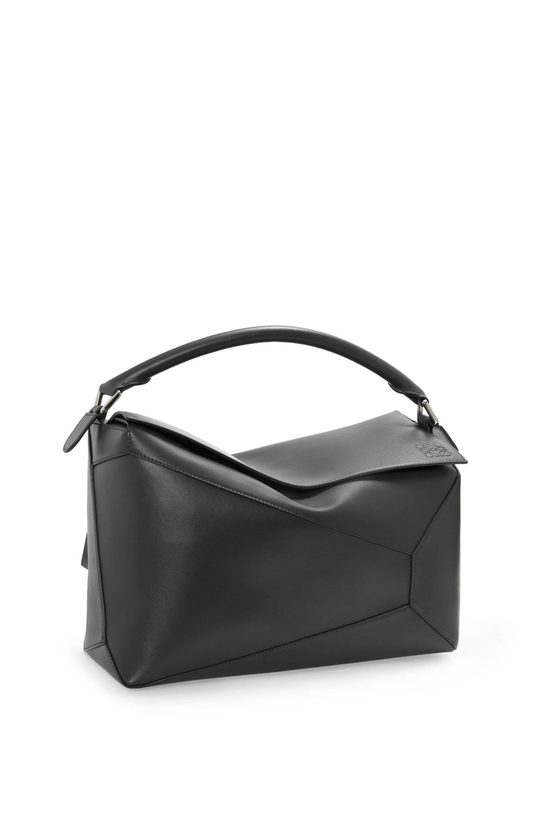 Large Puzzle bag in shiny calfskin - 3