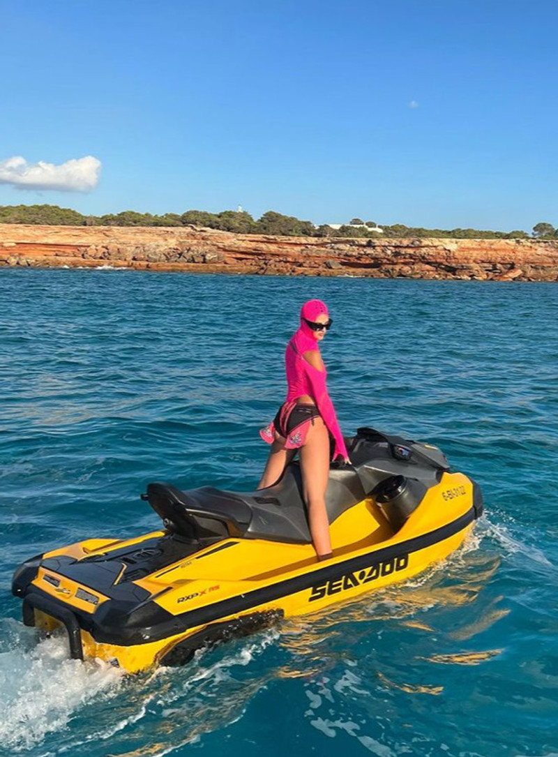 PEARL BODYSUIT SHOCKING PINK 6