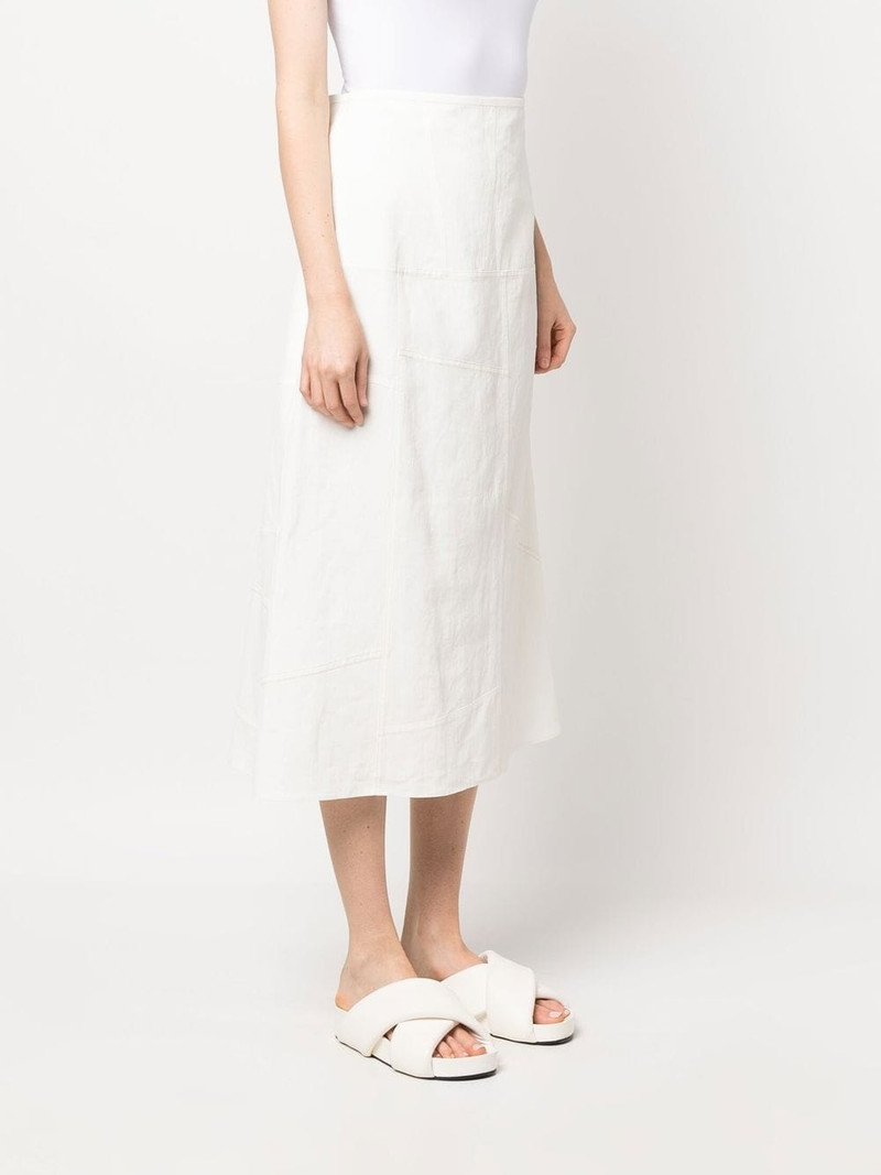 flared panelled midi skirt 3