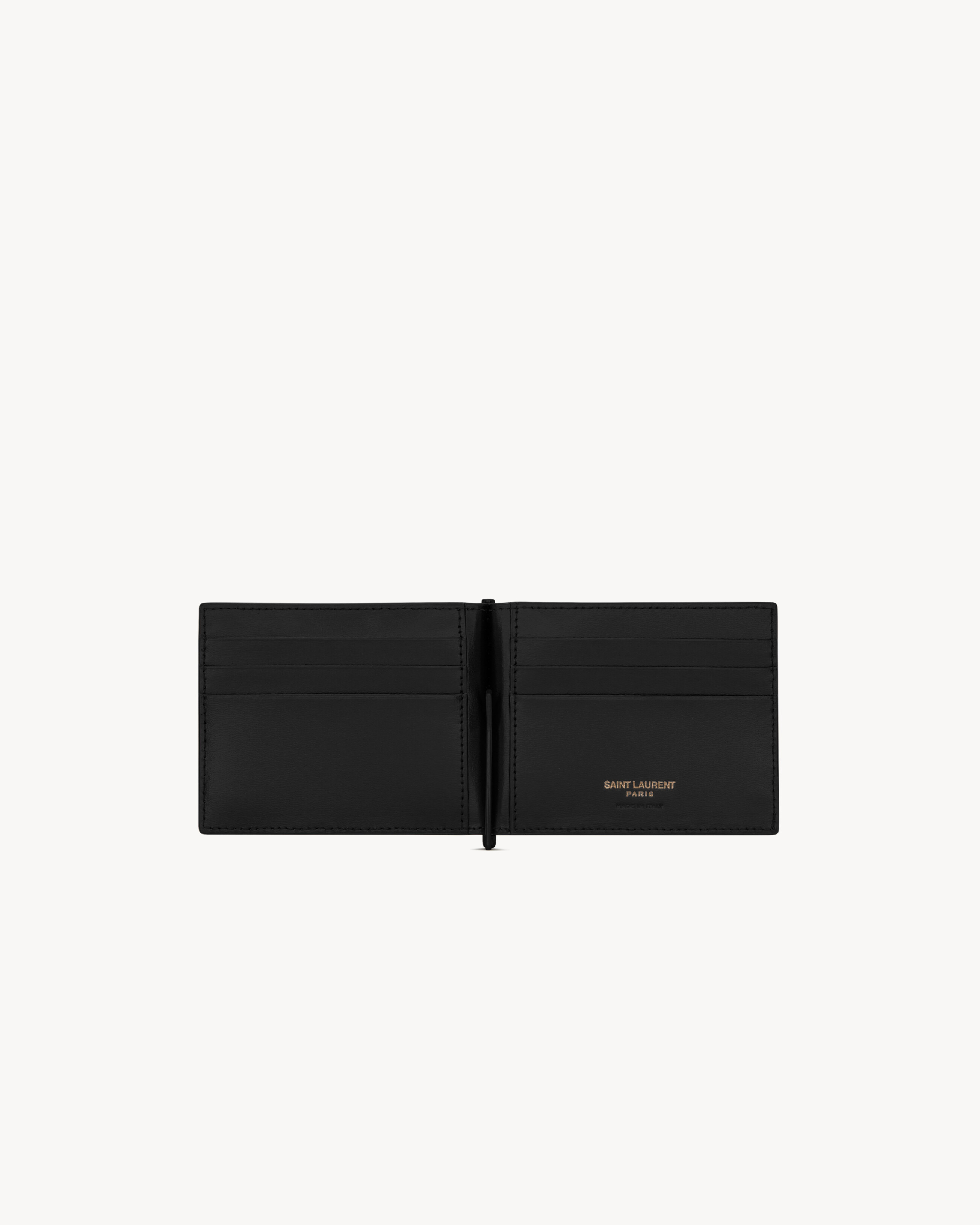 TINY CASSANDRE BILL CLIP WALLET IN MATTE LEATHER - 4