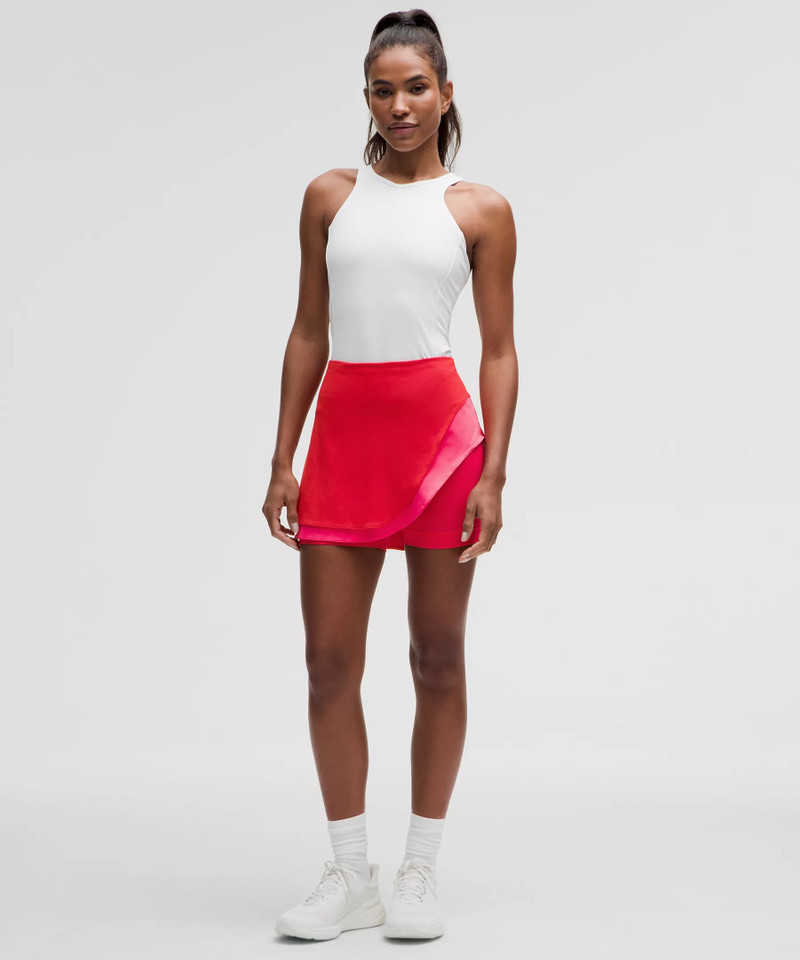 lululemon Asymmetrical Layered High-Rise Tennis Skirt outlook