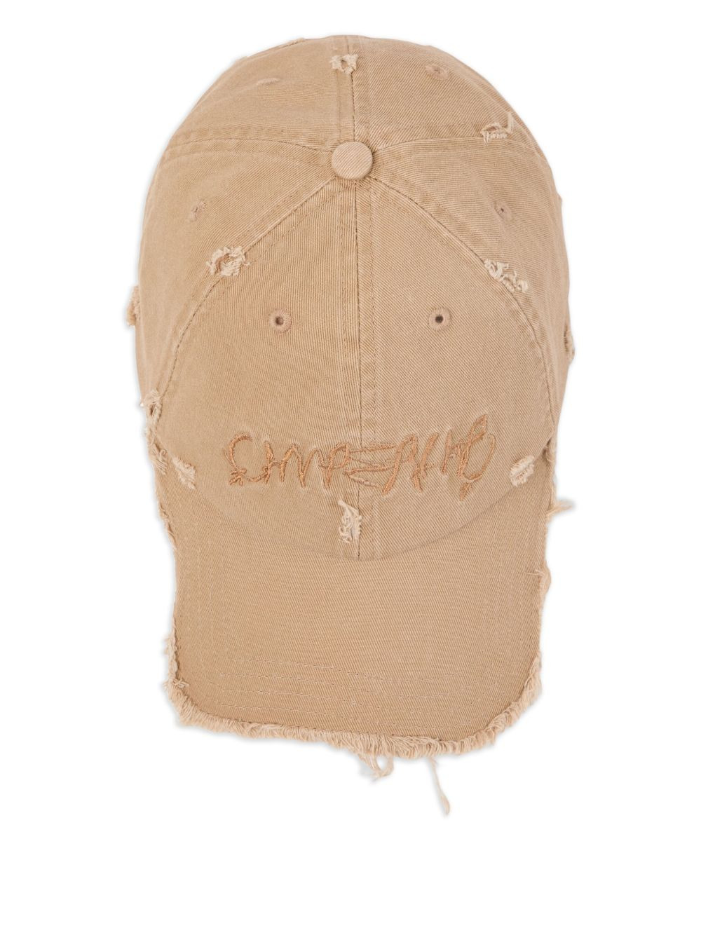 distressed-effect baseball cap - 5